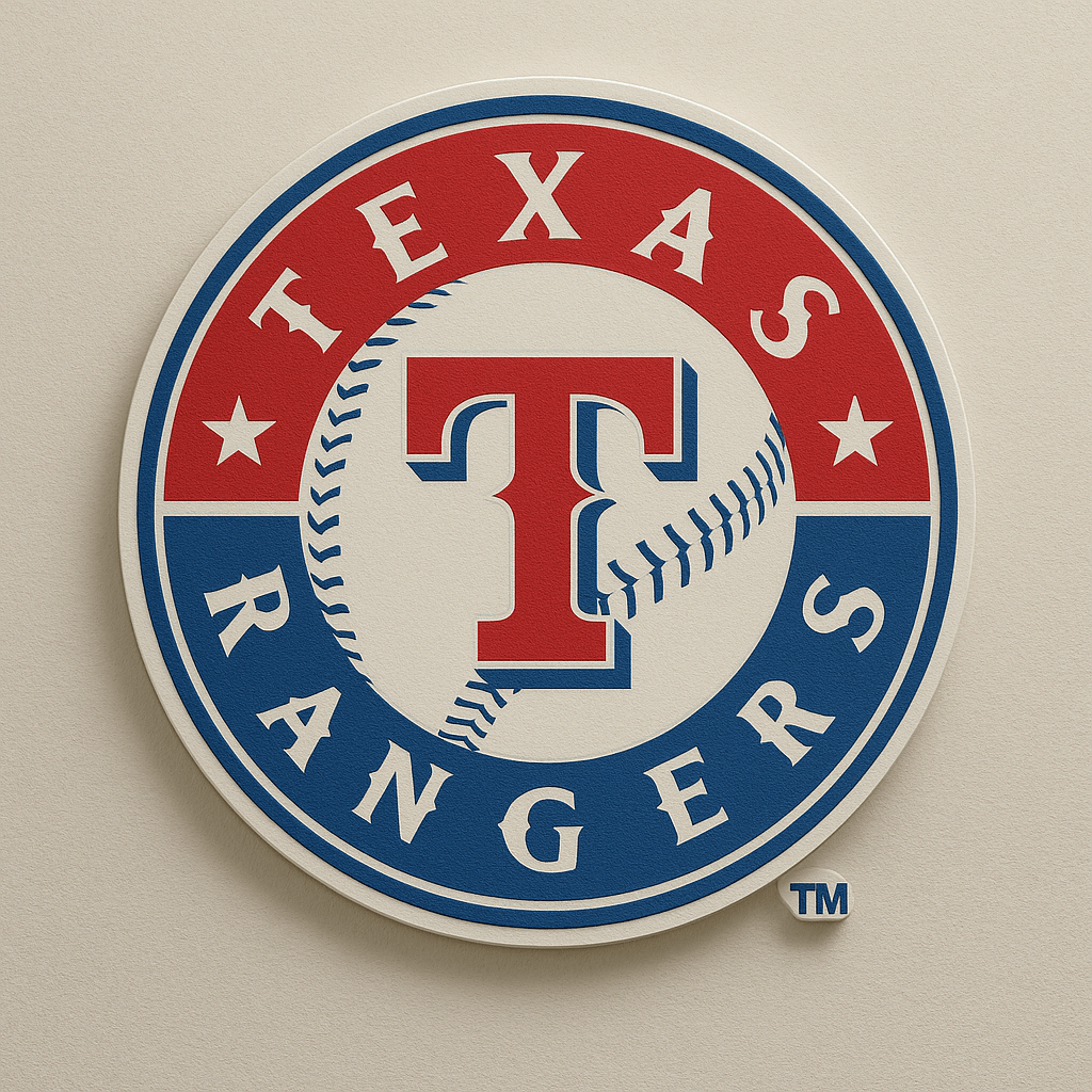 Texas Rangers 3D Wall Plaque - Sign Guy