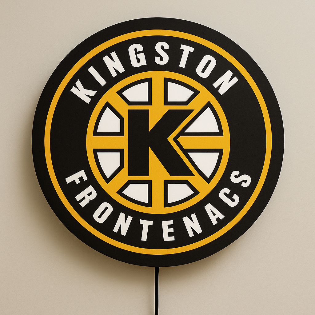 Kingston Frontenacs LED Sign shown in daylight