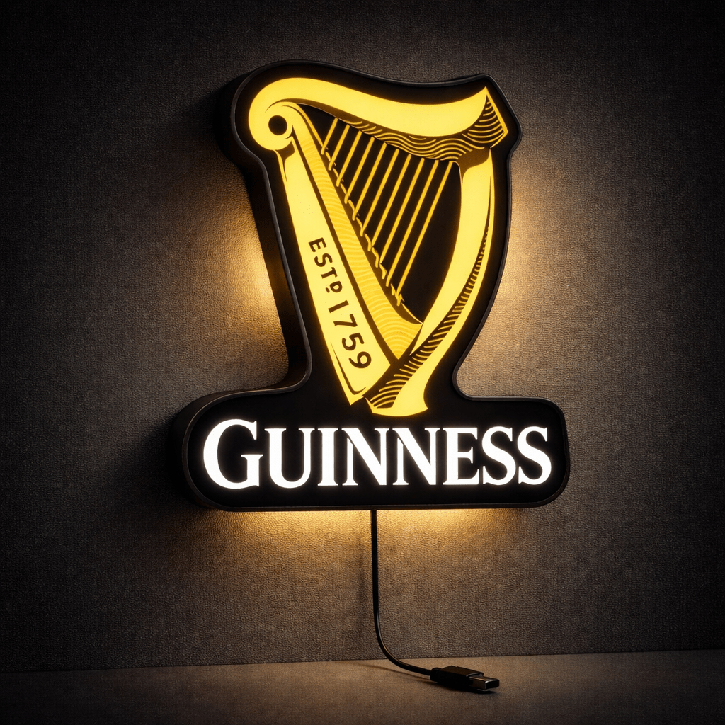 Guinness LED Bar Light - Sign Guy