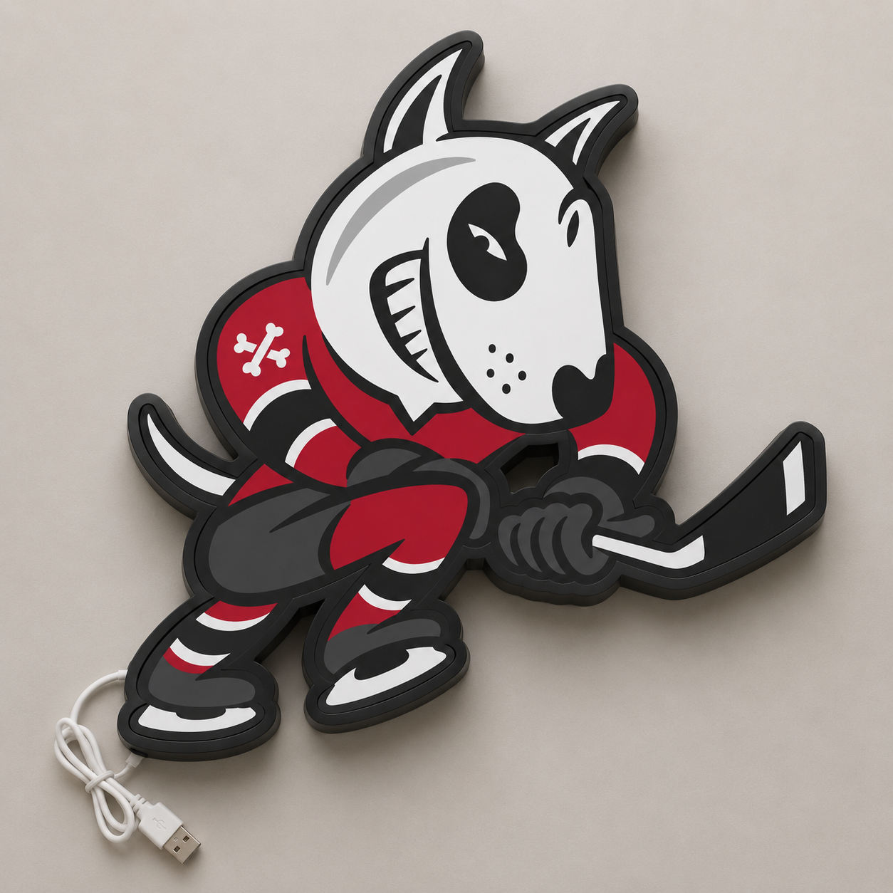 Niagara IceDogs LED Sign shown in daylight