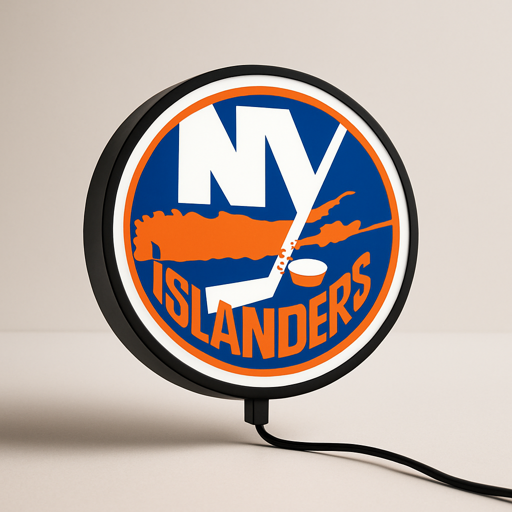 New York Islanders LED Sign shown in daylight