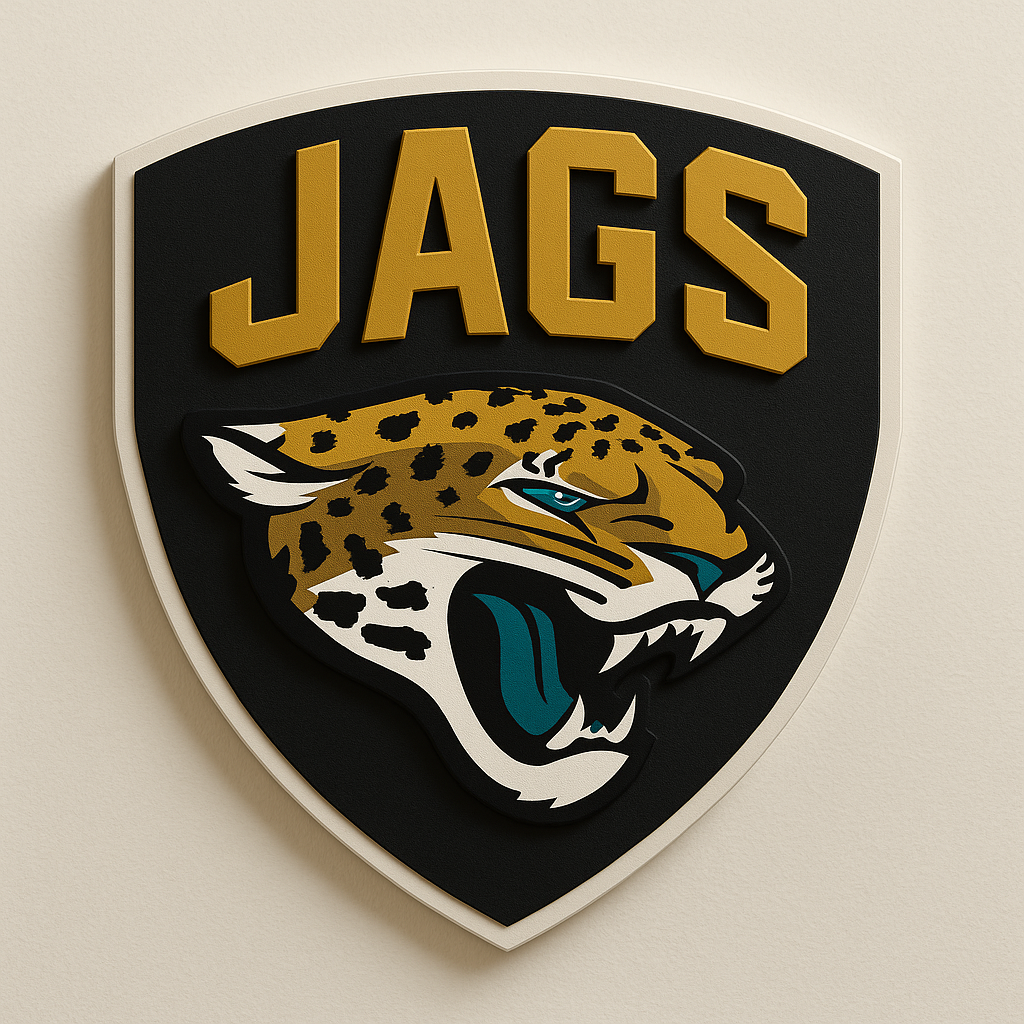 Jacksonville Jaguars 3D Wall Plaque