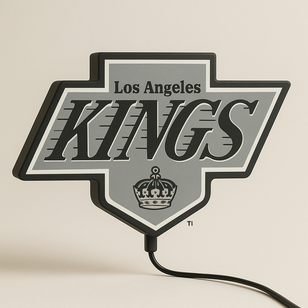 Los Angeles Kings LED Sign shown in daylight