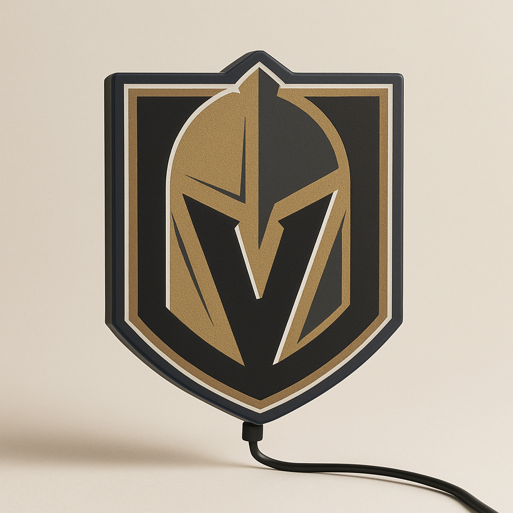 Vegas Golden Knights LED Sign shown in daylight