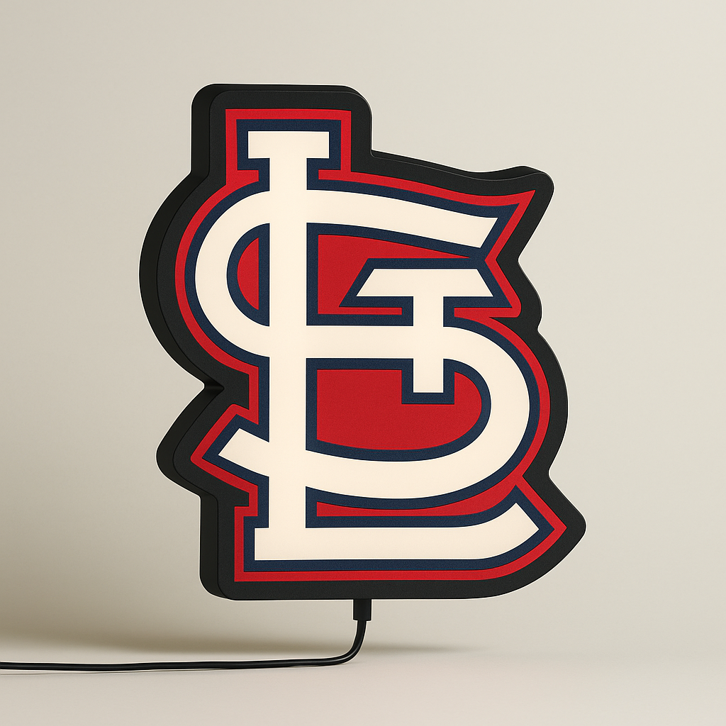 Illuminated St. Louis Cardinals LED Sign
