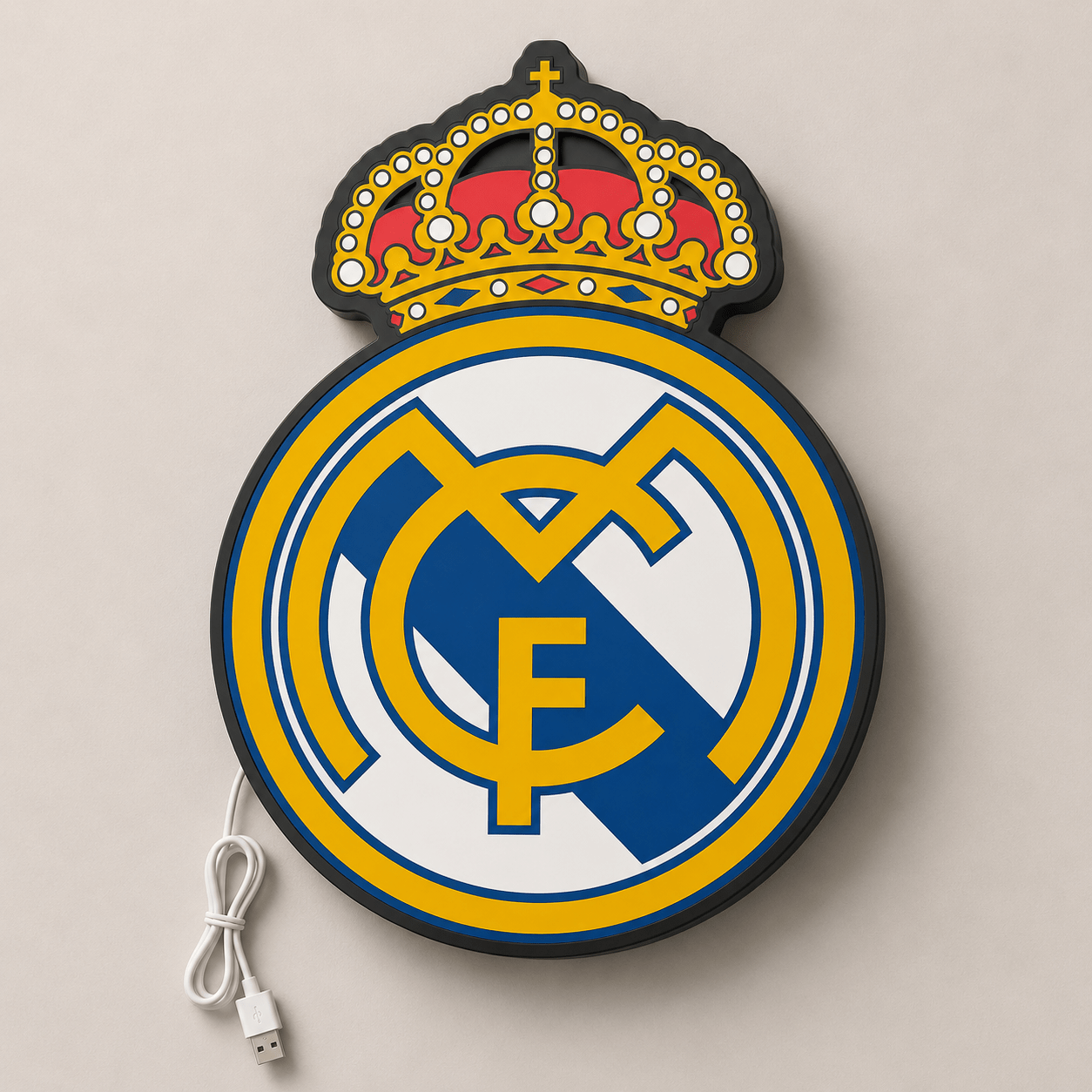 Real Madrid LED Sign - Sign Guy
