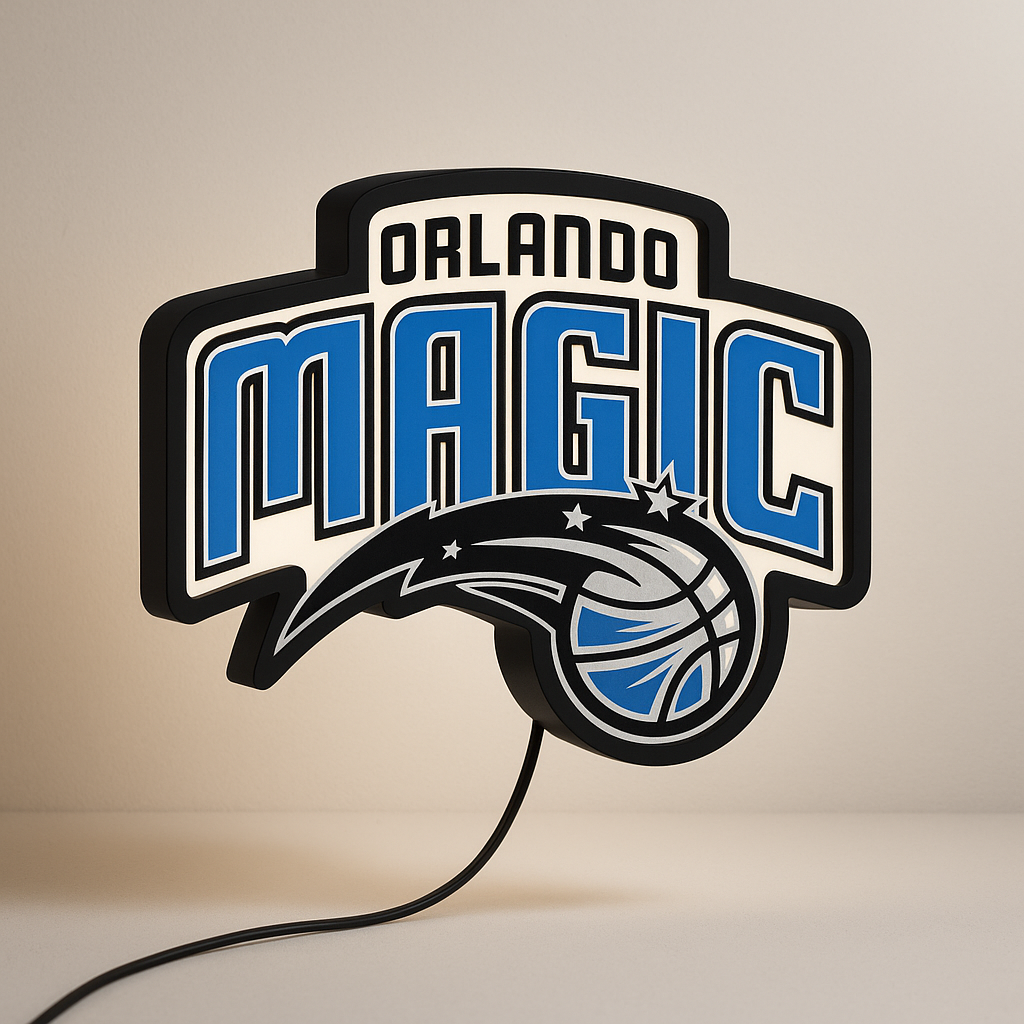 Orlando Magic LED Sign shown in daylight