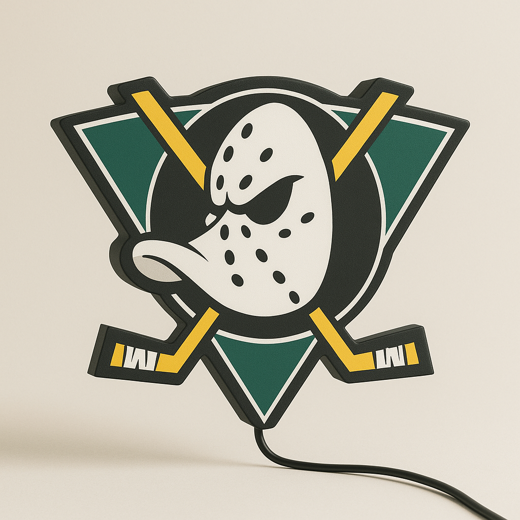 Anaheim Ducks Retro LED Sign