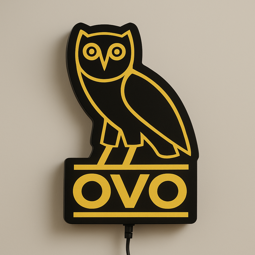 Old Vienna OV LED Sign shown in daylight