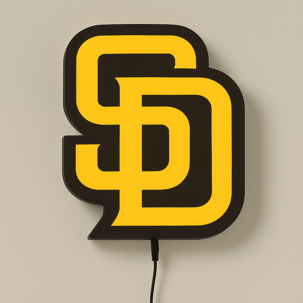 Illuminated San Diego Padres LED Sign