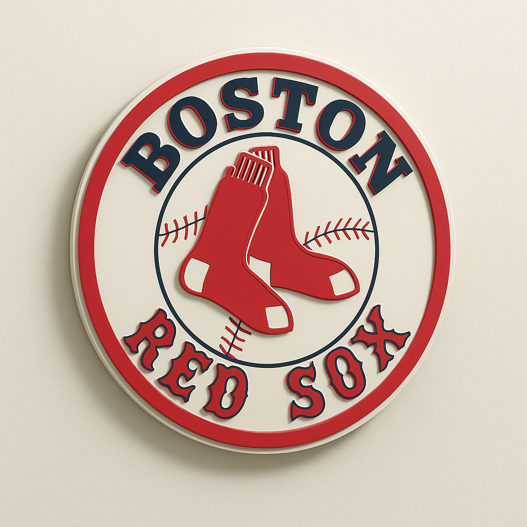 Boston Red Sox 3D Wall Plaque