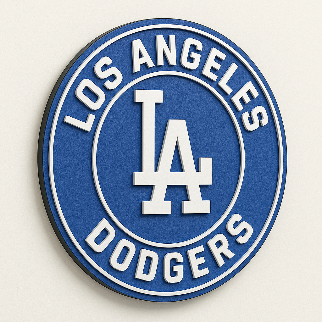 Los Angeles Dodgers 3D Wall Plaque