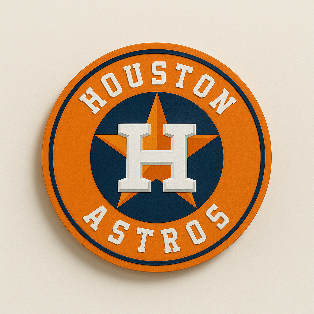 Houston Astros 3D Wall Plaque