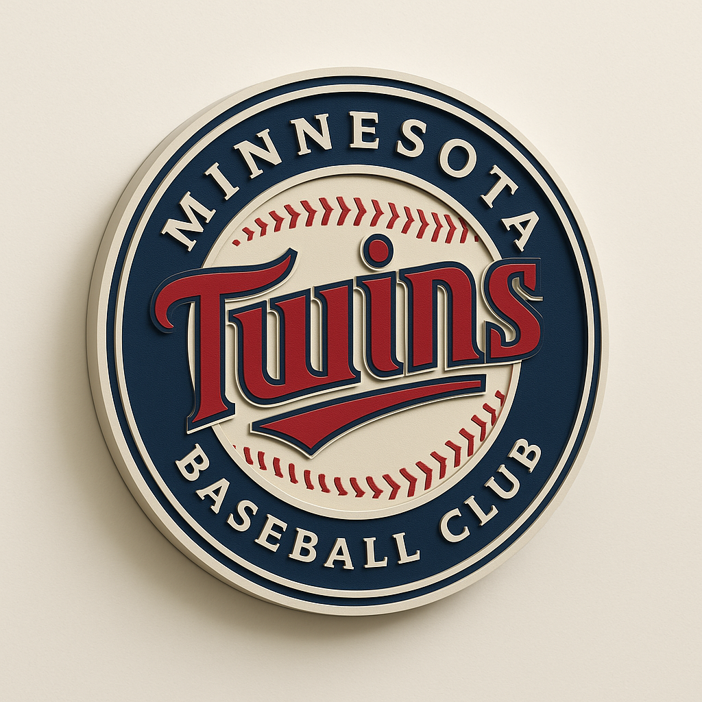 Minnesota Twins 3D Wall Plaque