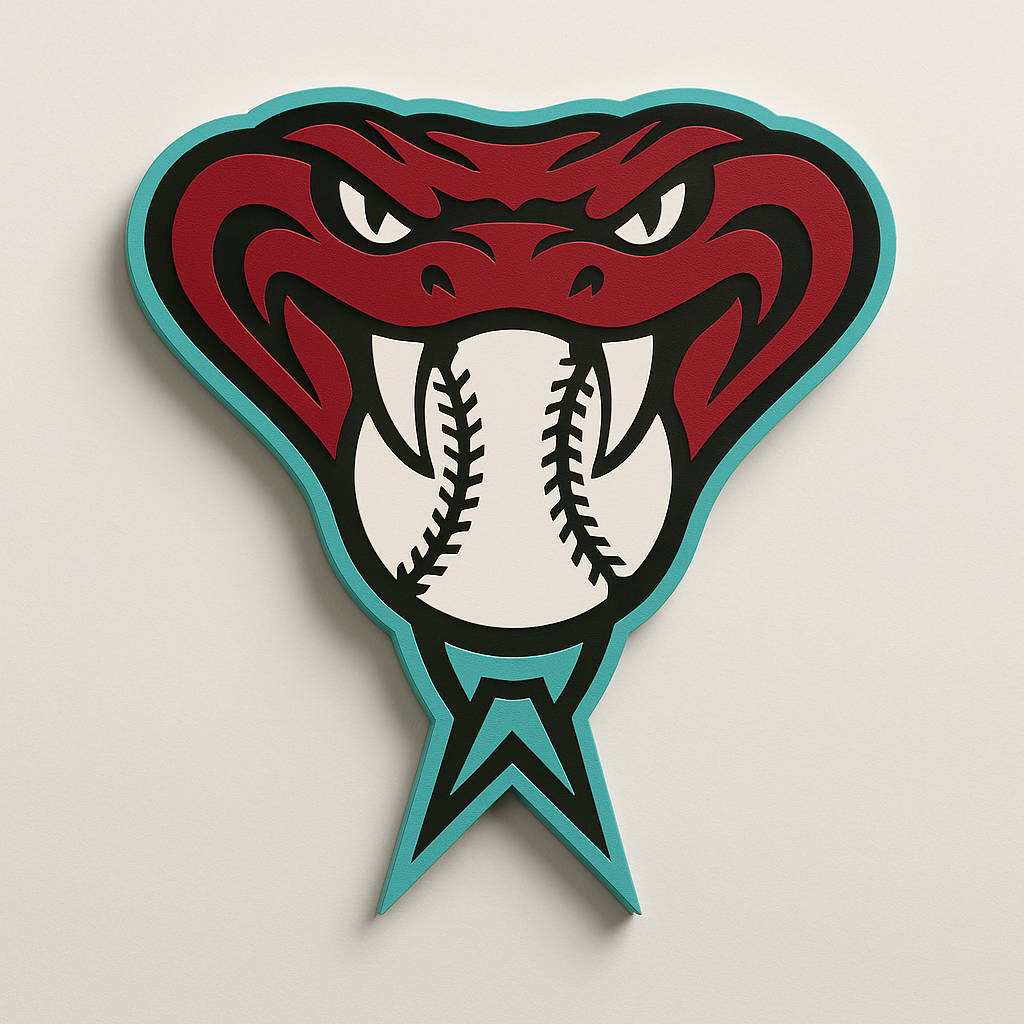 Arizona Diamondbacks 3D Wall Plaque