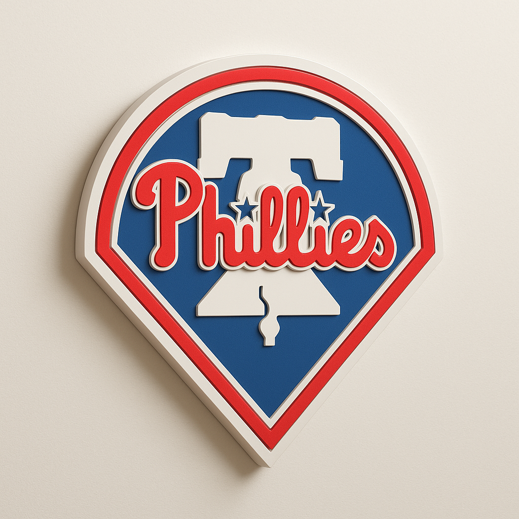 Philadelphia Phillies 3D Wall Plaque