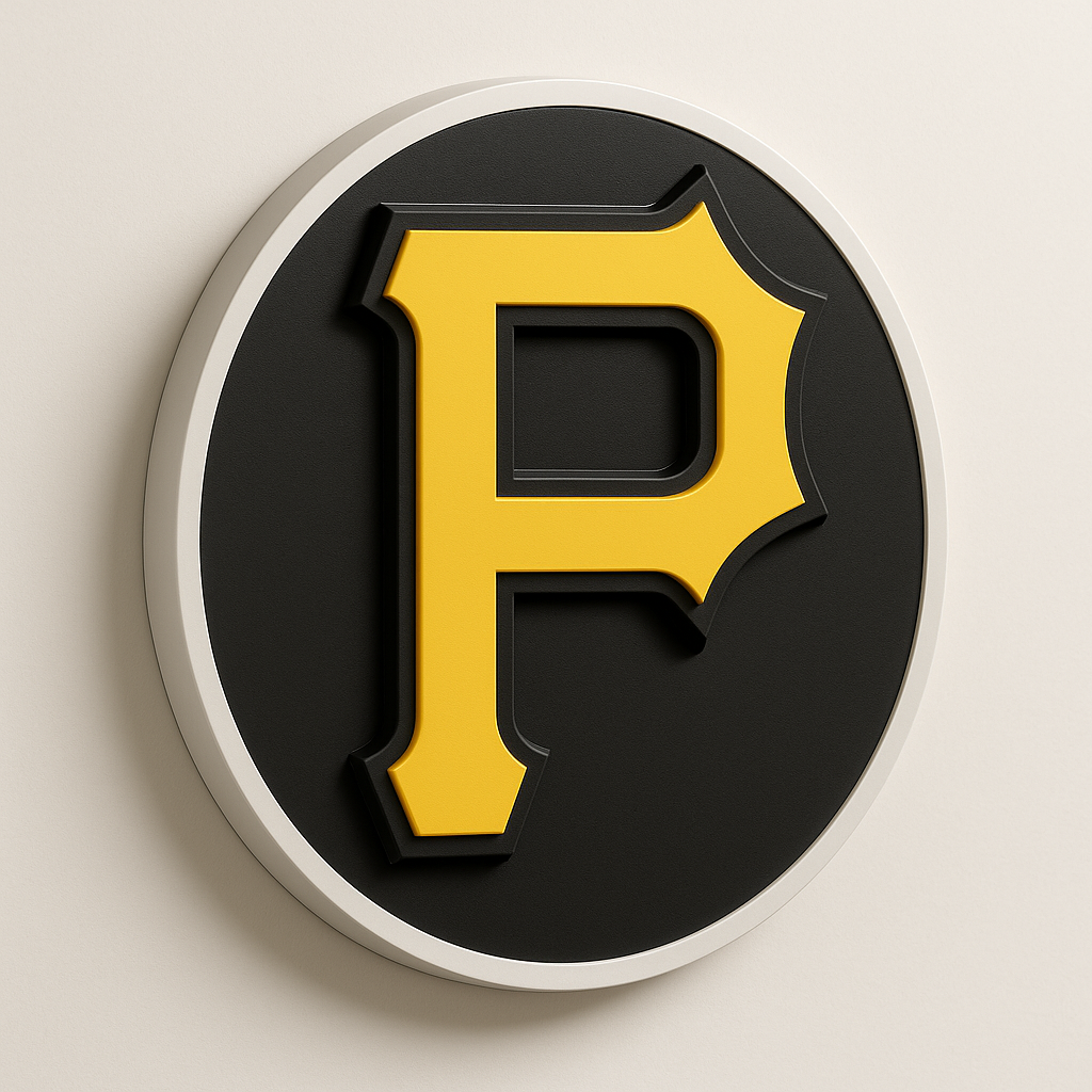 Pittsburgh Pirates 3D Wall Plaque