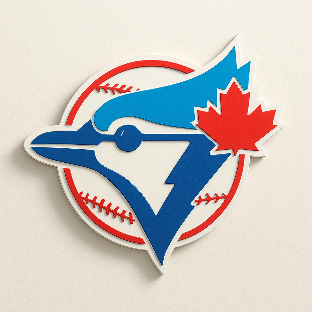 Toronto Blue Jays OG Retro 3D Wall Plaque