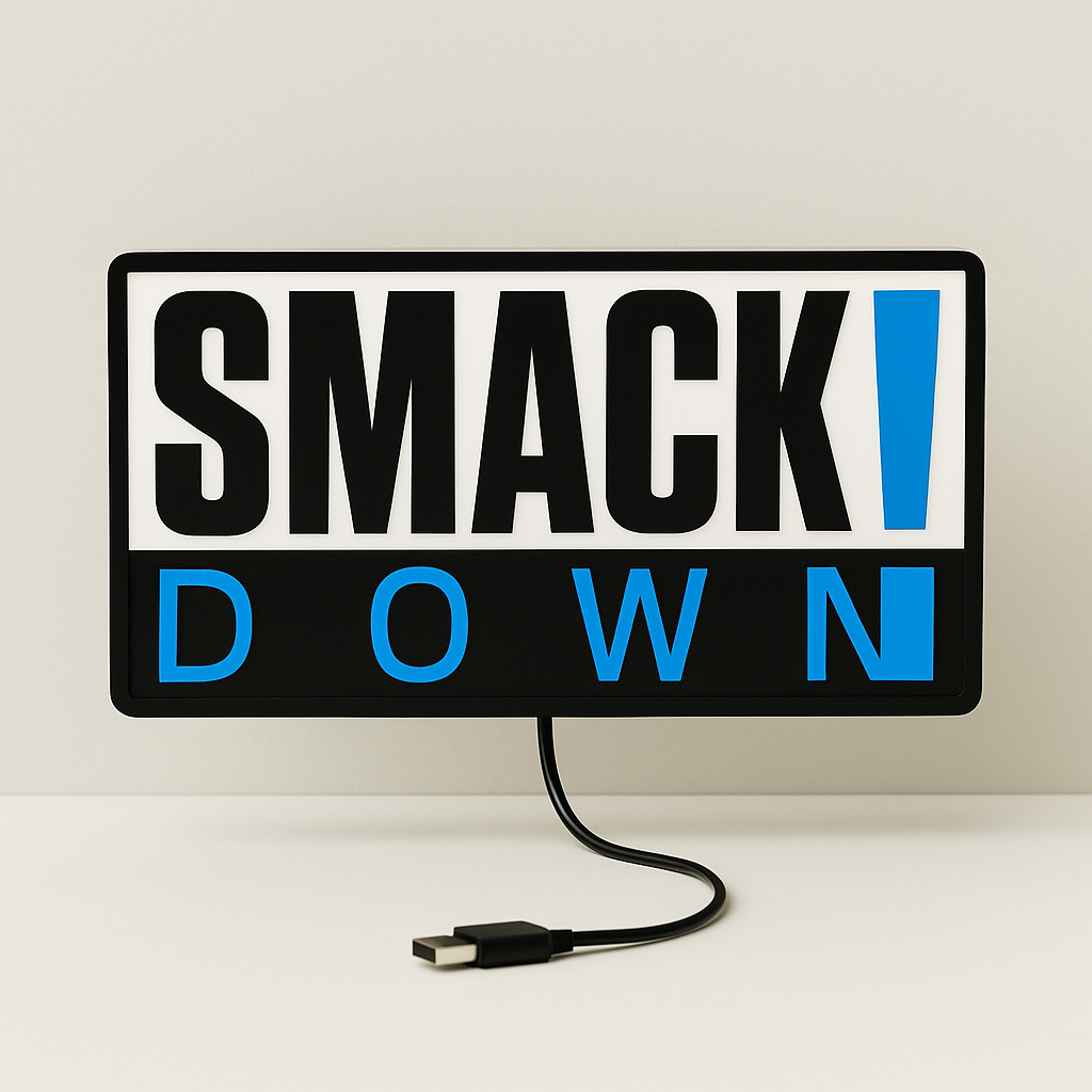 WWF Smackdown! Retro LED Bar Light