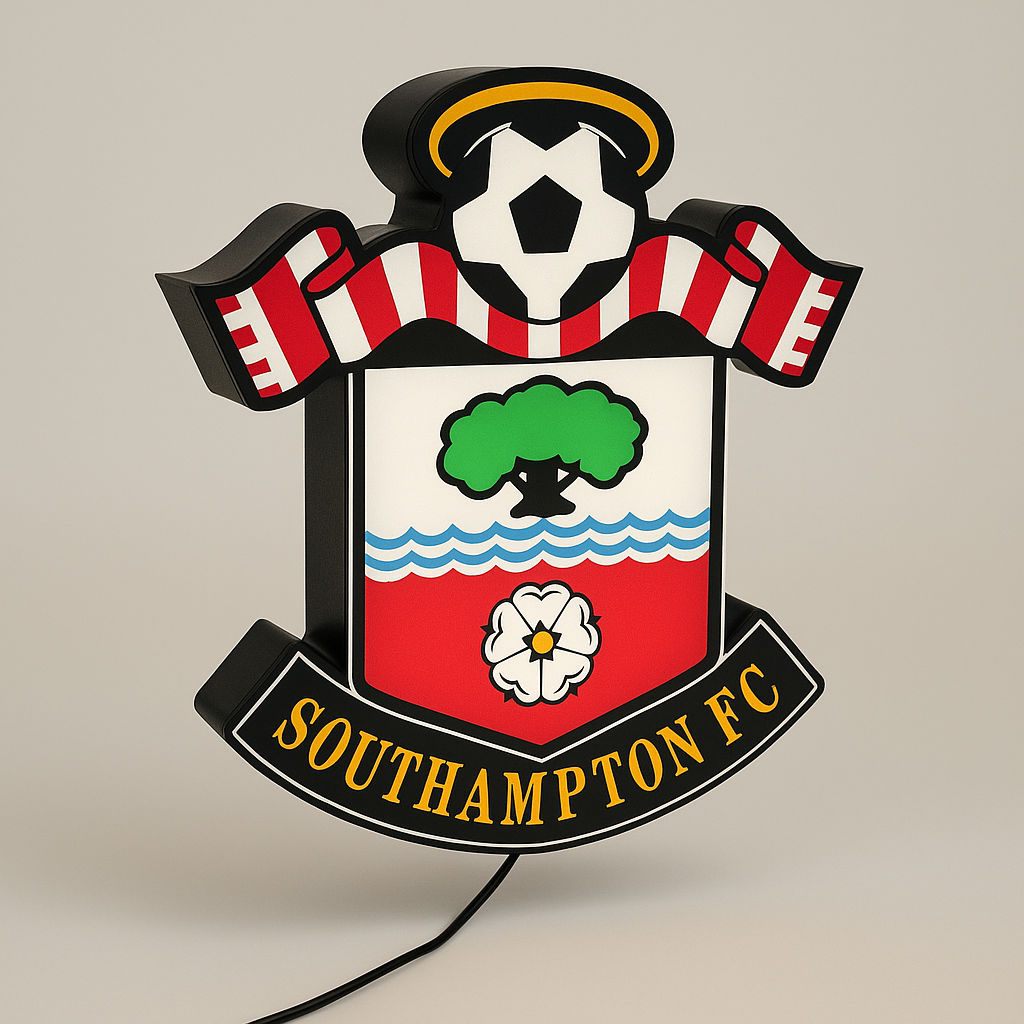Southampton FC LED Sign shown in daylight
