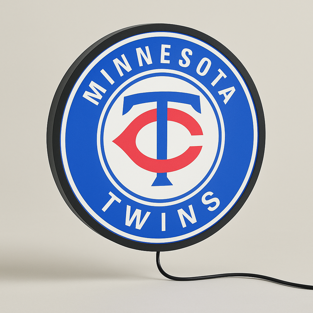 Minnesota Twins LED Sign shown in daylight