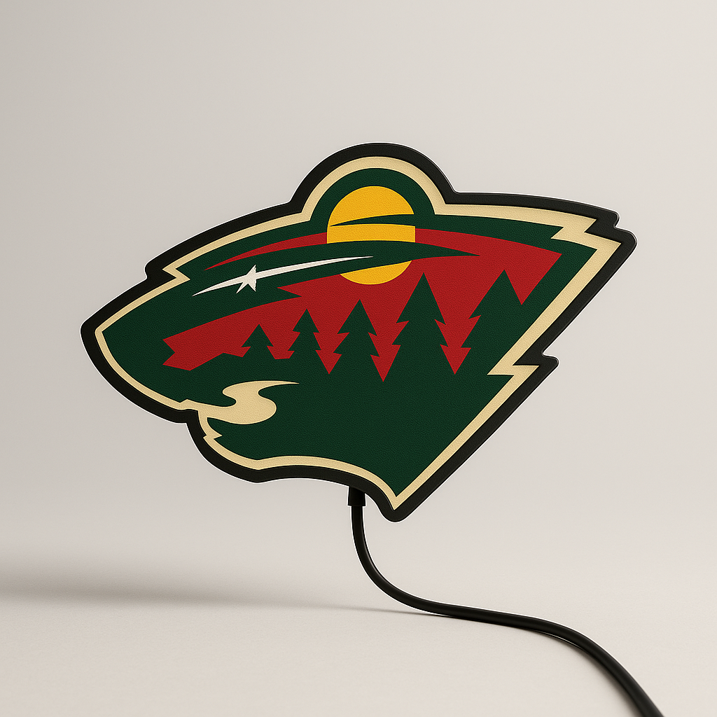 Minnesota Wild LED Sign shown in daylight