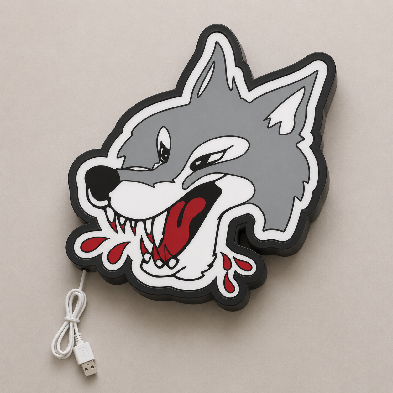 Sudbury Wolves LED Sign shown in daylight