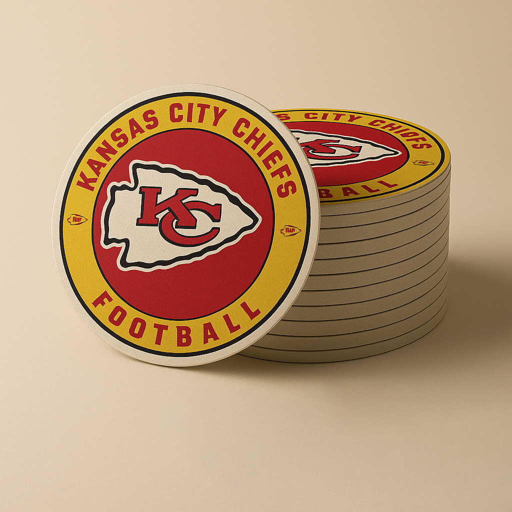 Kansas City Chiefs Drink Coasters (4 Pack)