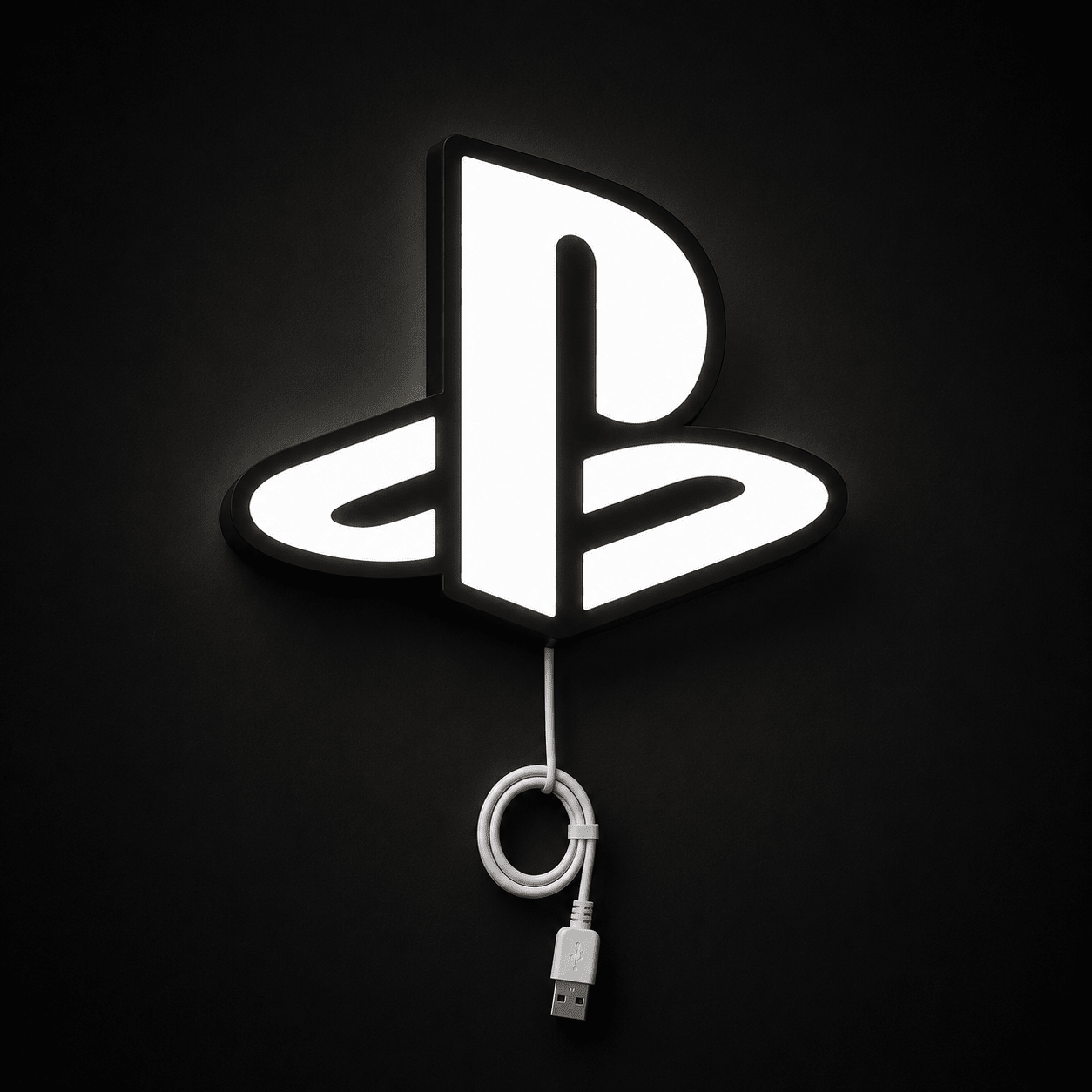 PlayStation Logo LED Light - Sign Guy