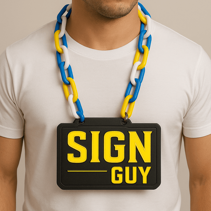 Custom Hype Chains - Sign Guy