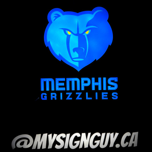 Memphis Grizzlies LED Bar Light