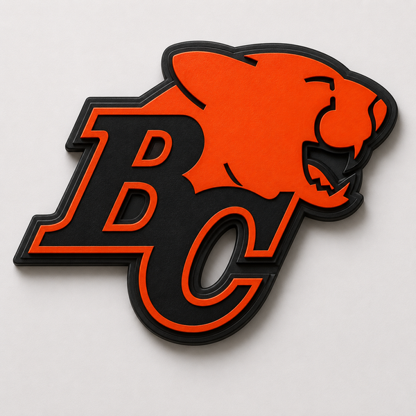 BC Lions 3D Wall Plaque