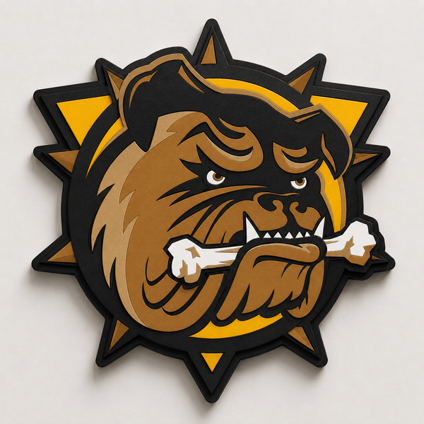 Brantford Bulldogs 3D Wall Plaque - Sign Guy