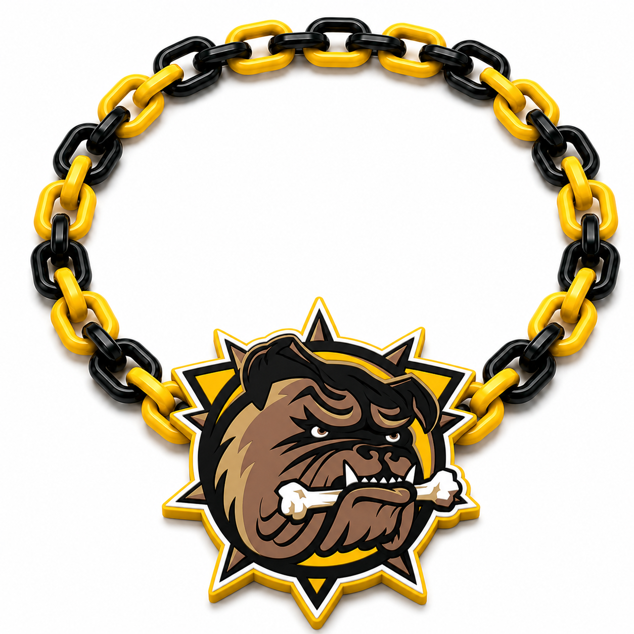 Brantford Bulldogs Classic Hype Chain by Sign Guy