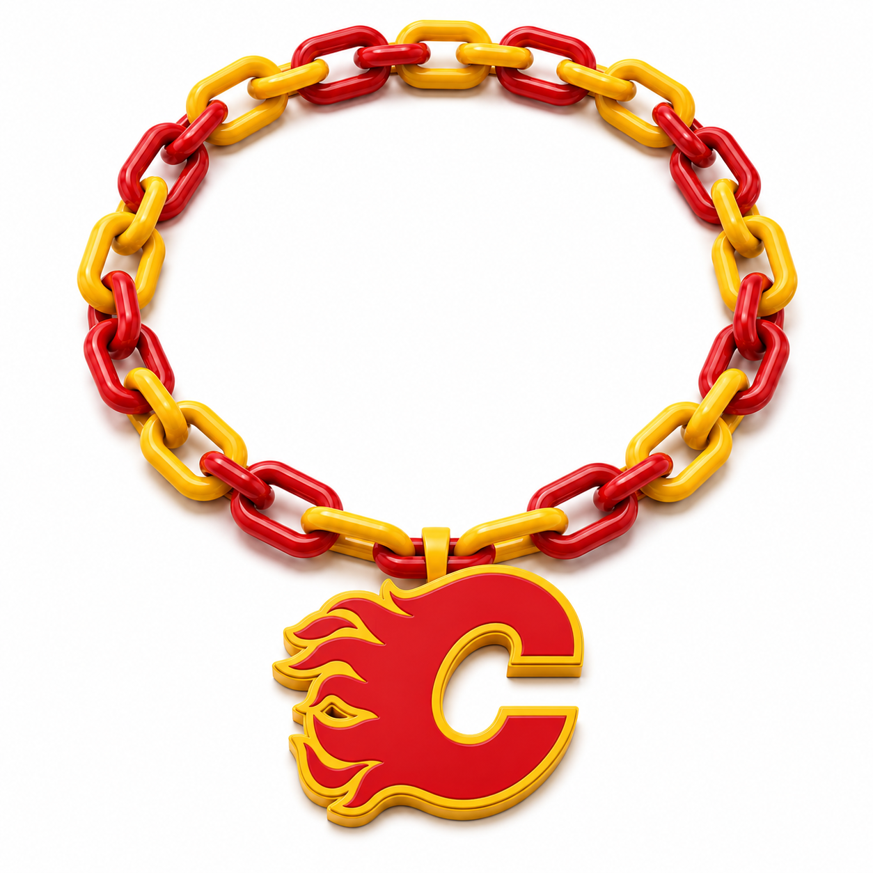 Calgary Flames Classic Hype Chain by Sign Guy