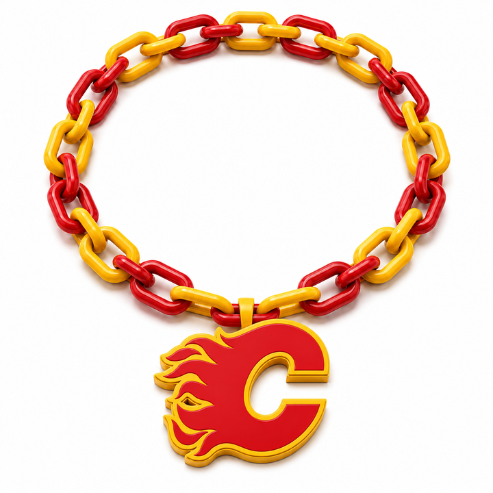 Calgary Flames Classic Hype Chain by Sign Guy
