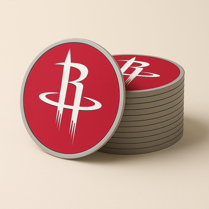 Houston Rockets Drink Coasters