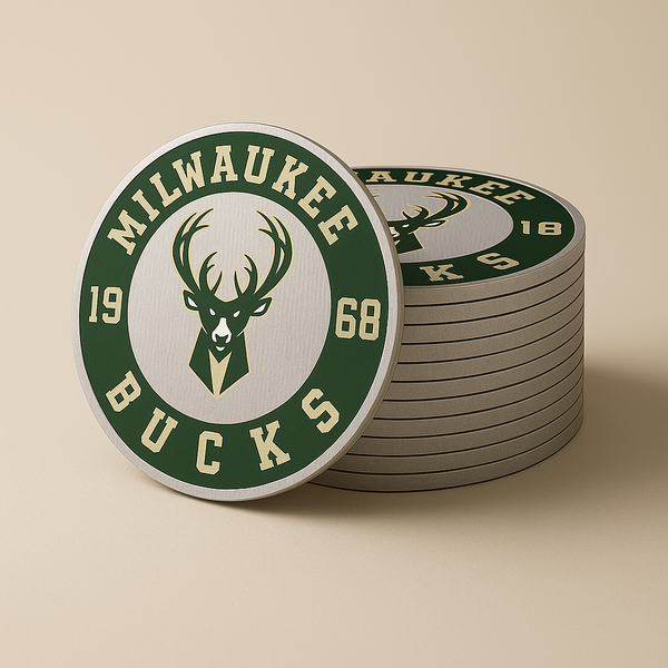 Milwaukee Bucks Drink Coasters