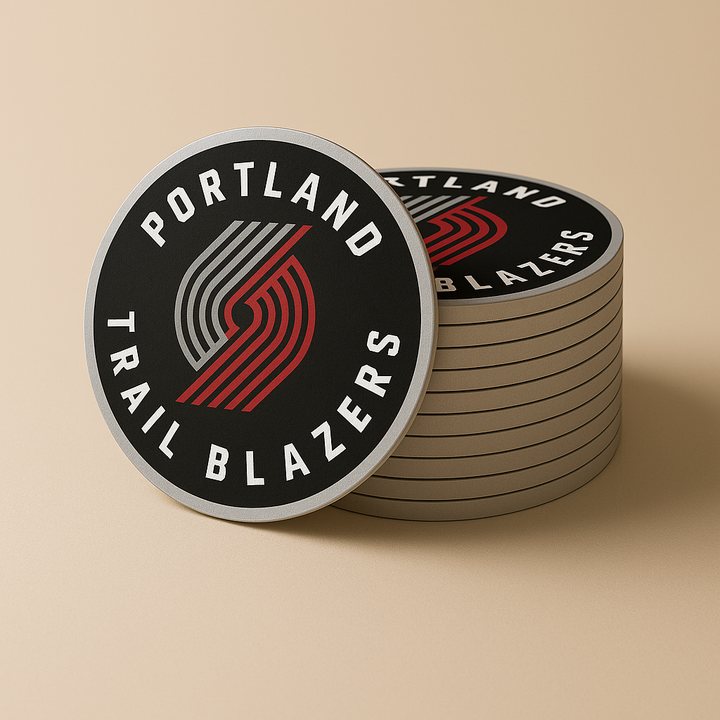 Portland Trail Blazers Drink Coasters
