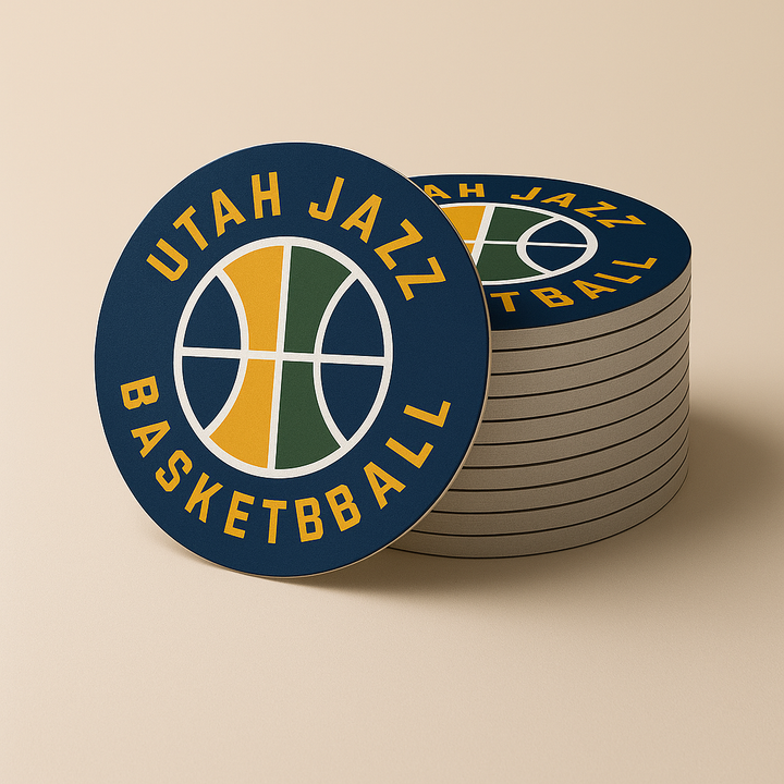 Utah Jazz Drink Coasters