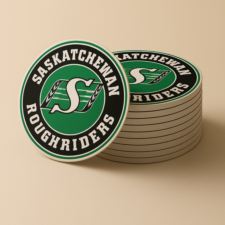 Saskatchewan Roughriders Drink Coasters