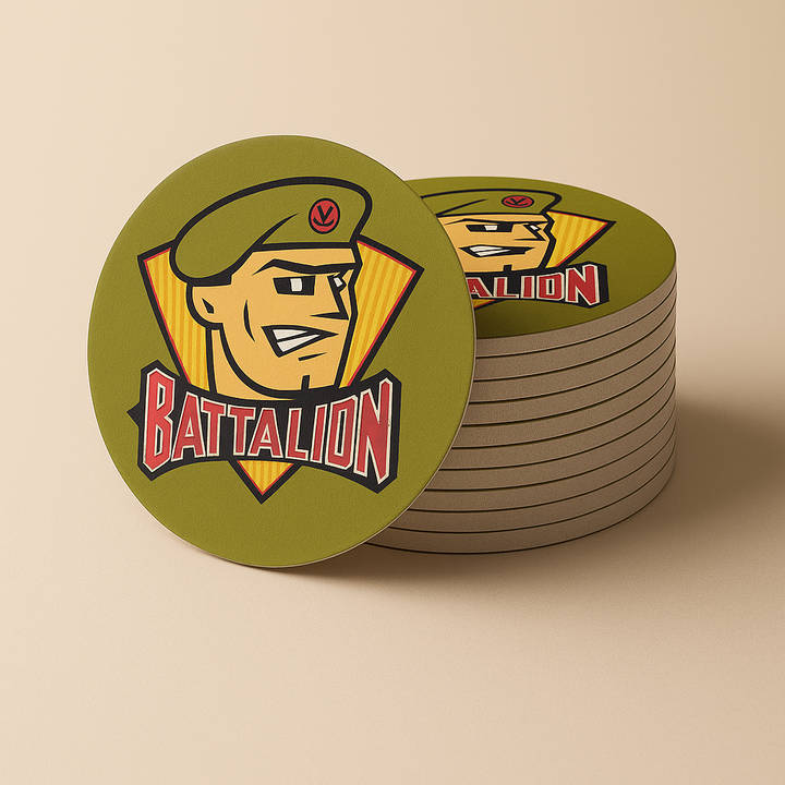North Bay Battalion Drink Coasters