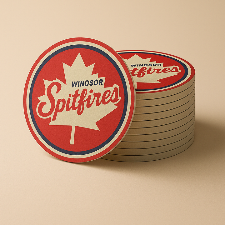 Windsor Spitfires Drink Coasters