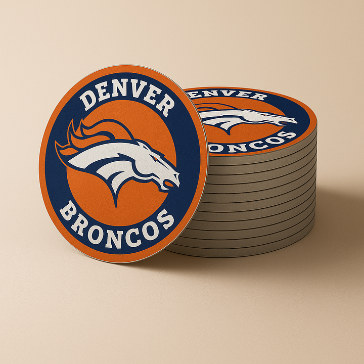 Denver Broncos Drink Coasters