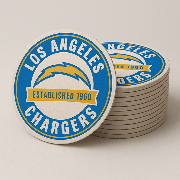 Los Angeles Chargers Drink Coasters