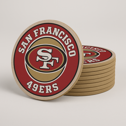 San Francisco 49ers Drink Coasters (4 Pack)