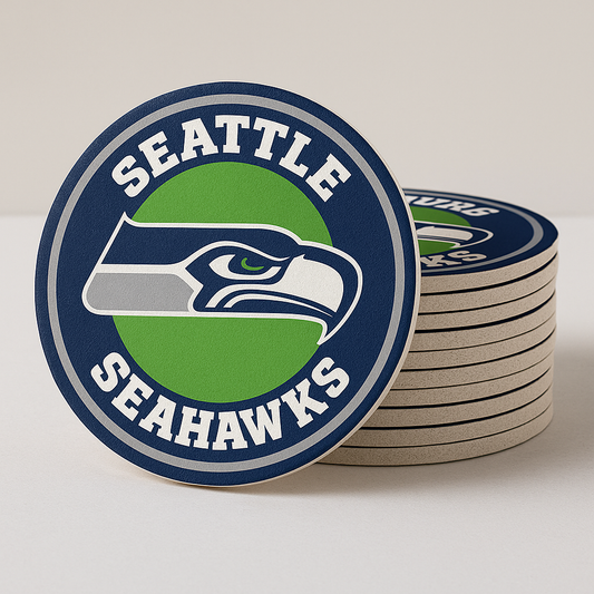 Seattle Seahawks Drink Coasters (4 Pack)