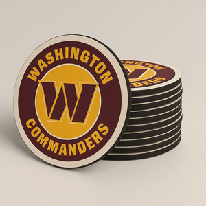 Washington Commanders Drink Coasters