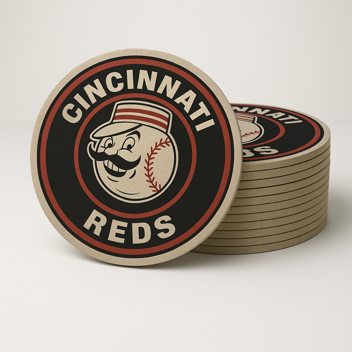 Cincinnati Reds Drink Coasters