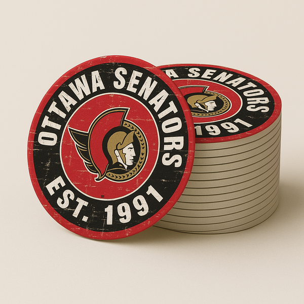 Ottawa Senators Drink Coasters